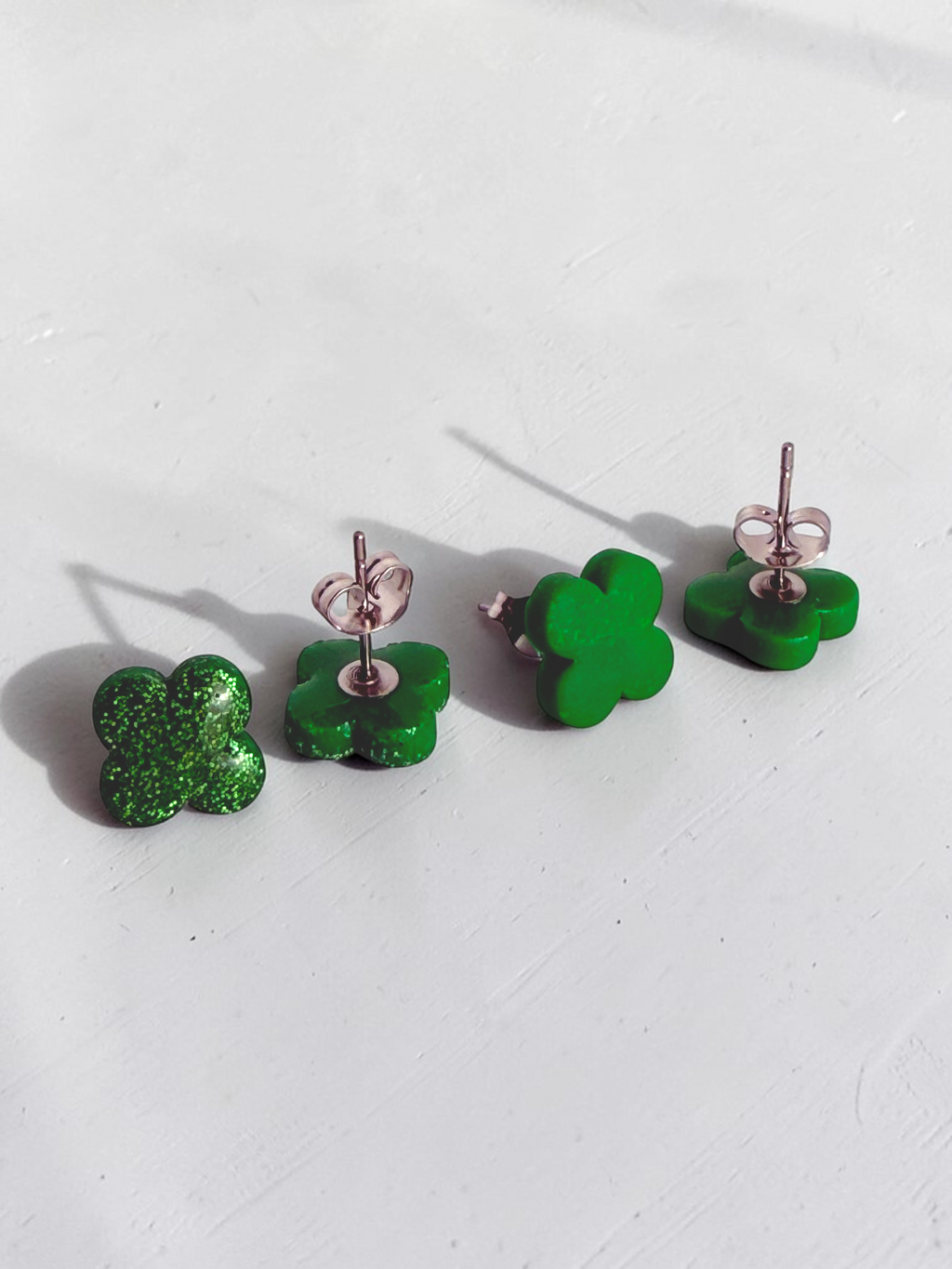 Four-Leaf Clover Stud Set, product view 3