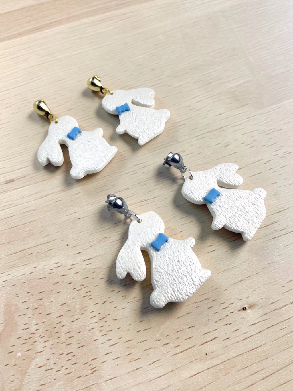 Large Bunny Dangles by SMYL Designs