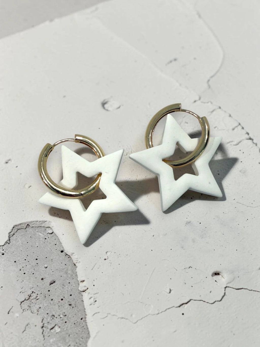 Red, White, or Blue Star Hoops, product view 3