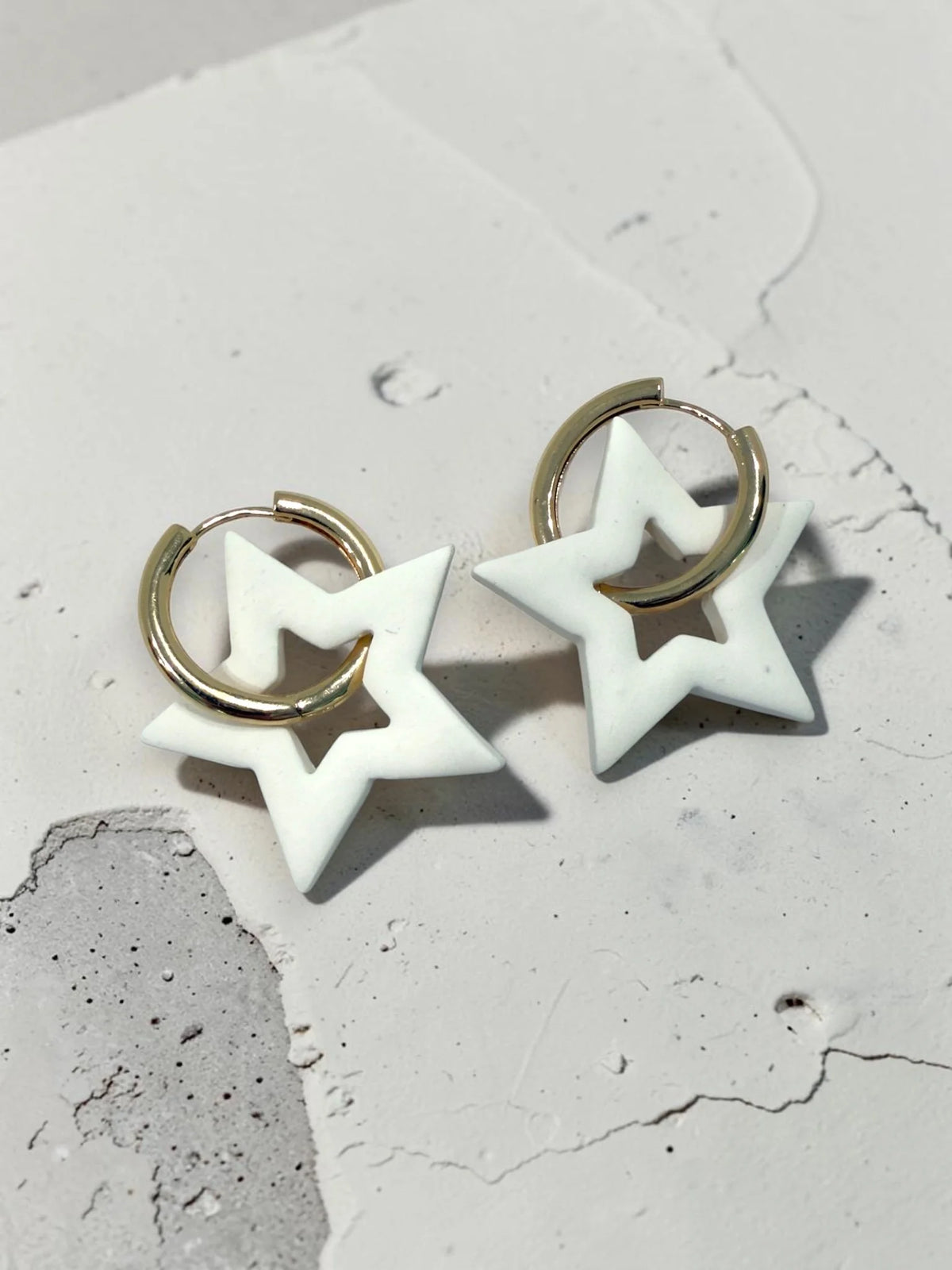 Red, White, or Blue Star Hoops, product view 3