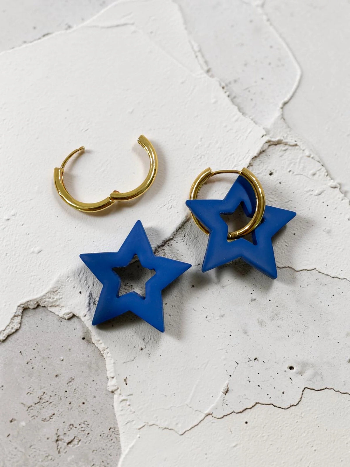 Red, White, or Blue Star Hoops, product view 6