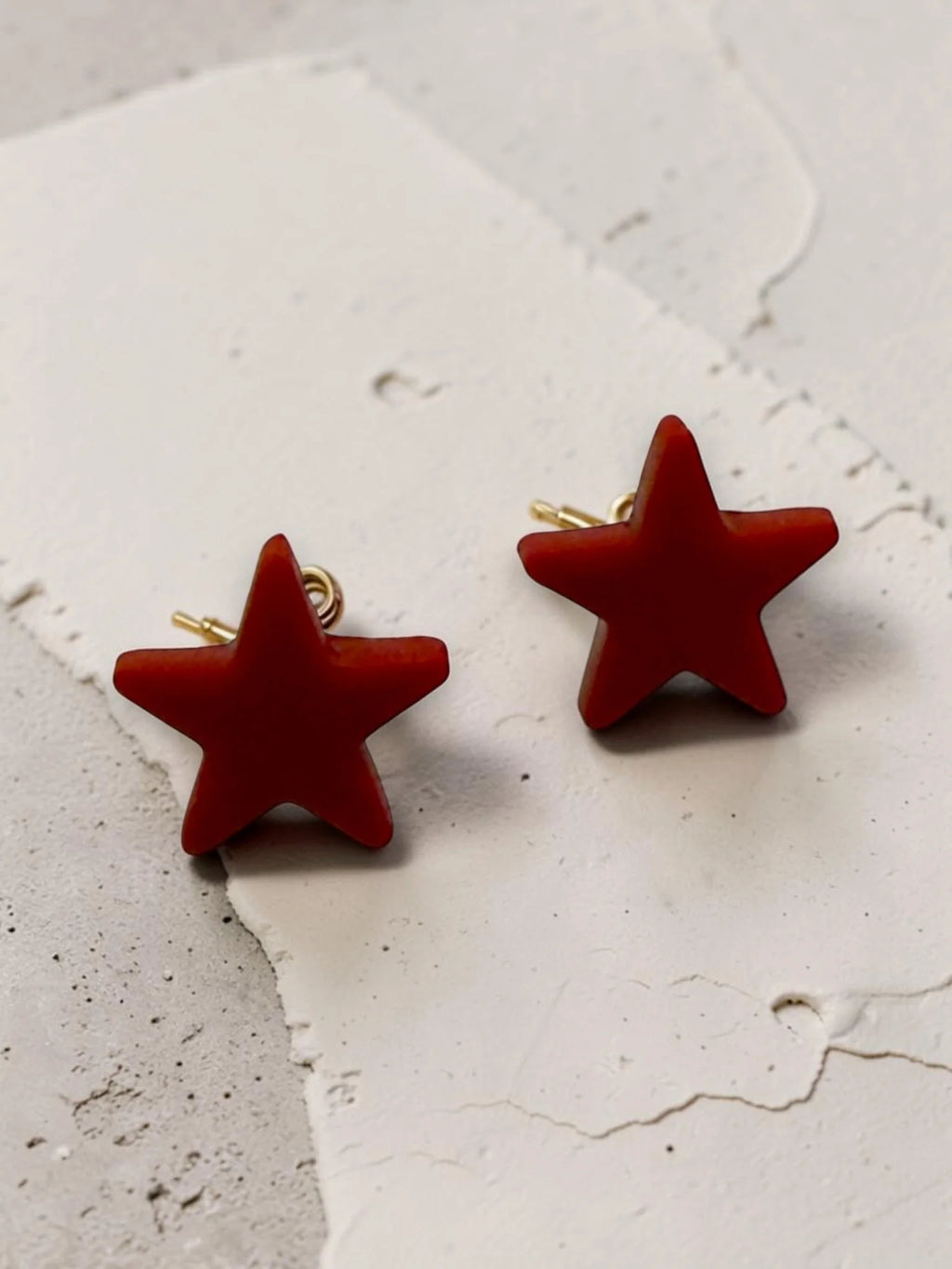 Patriotic Star Stud Earrings, product view 4
