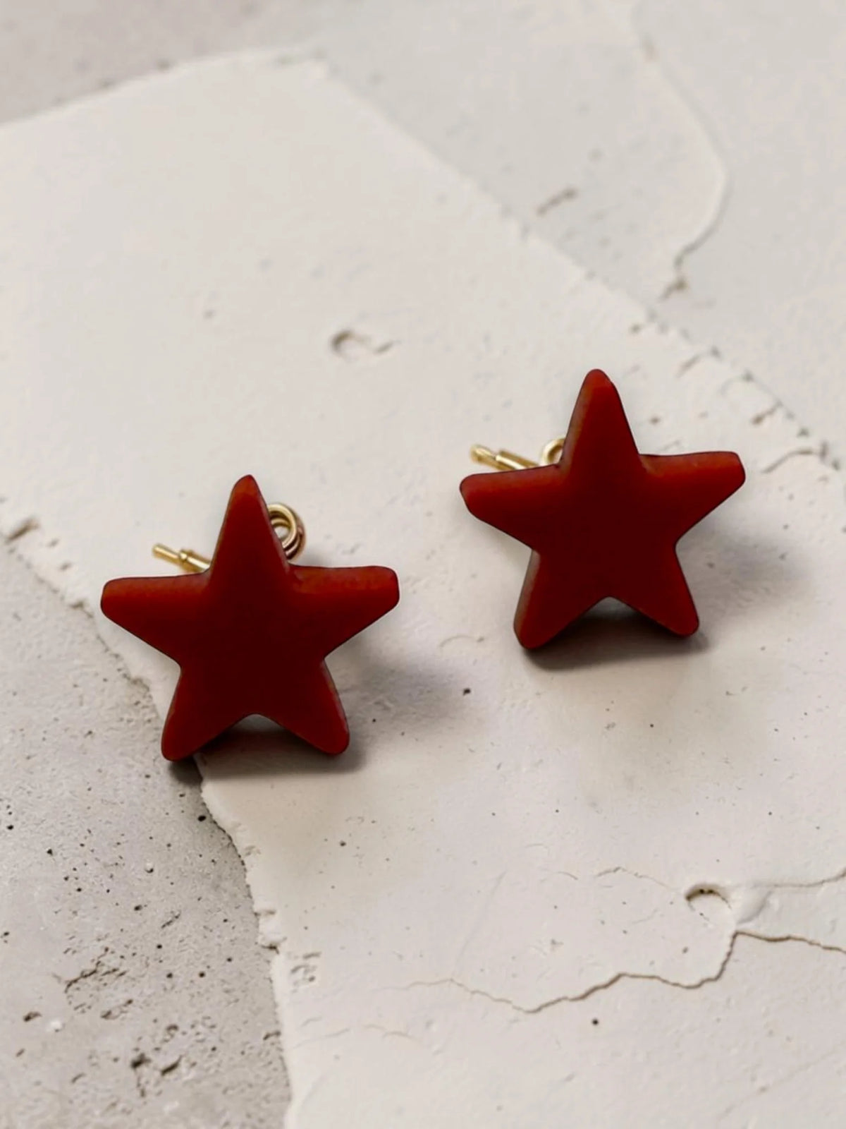 Patriotic Star Stud Earrings, product view 4