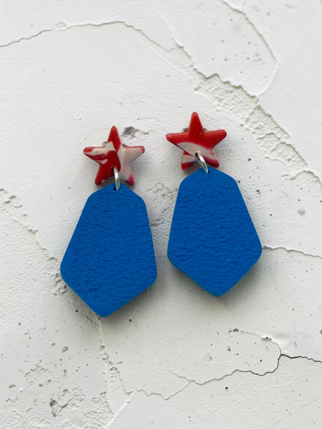 Patriotic Dangle Earrings, product view 3