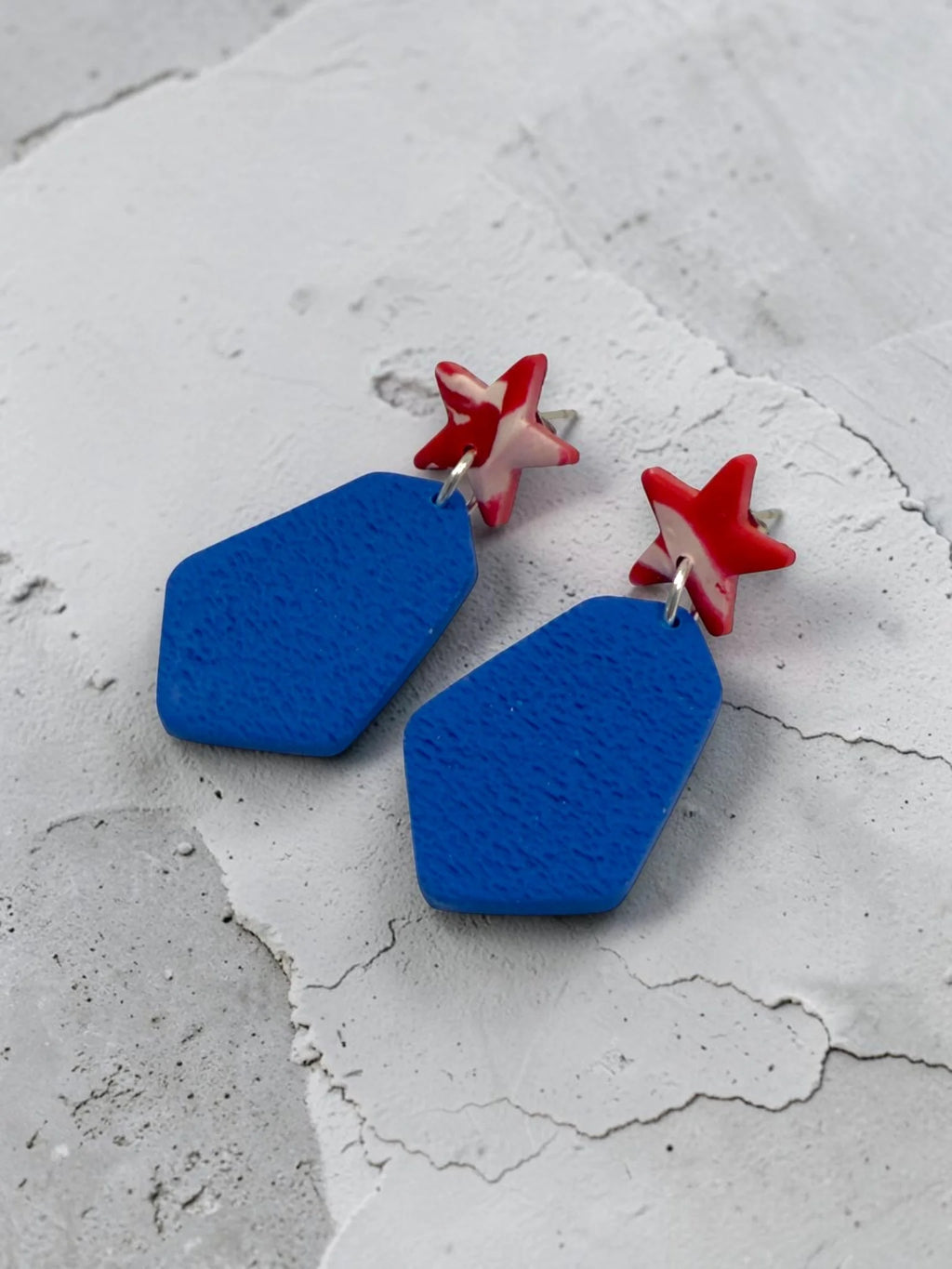 Patriotic Dangle Earrings, product view 5