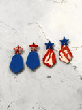 Patriotic Dangle Earrings by SMYL Designs