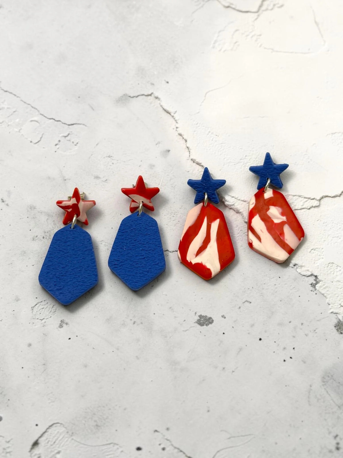 Patriotic Dangle Earrings by SMYL Designs