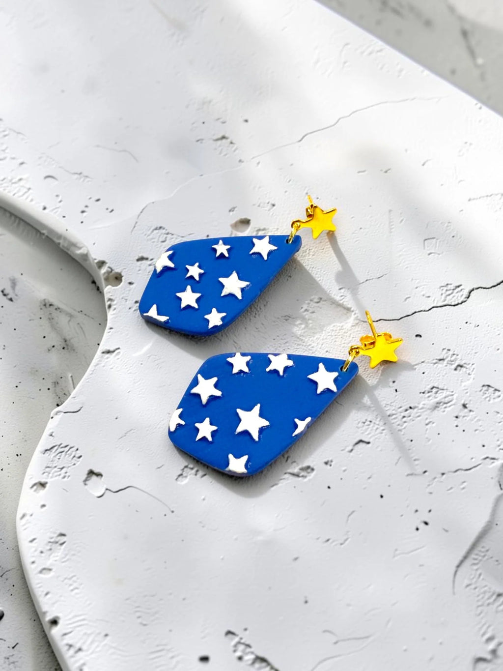 Star Spangled Dangle Earrings, product view 2