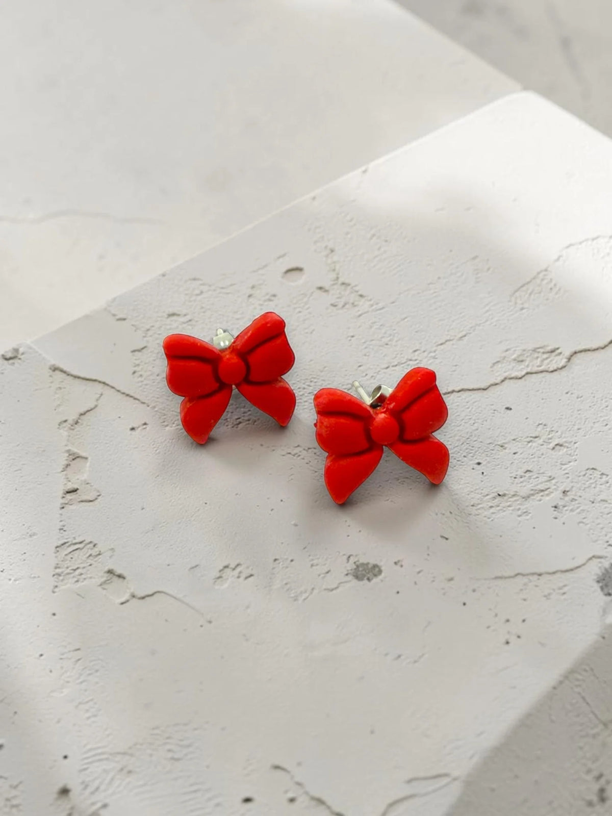 Patriotic Bow Stud Earrings, product view 5
