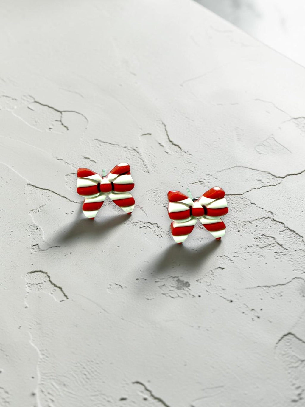 Patriotic Bow Stud Earrings, product view 8