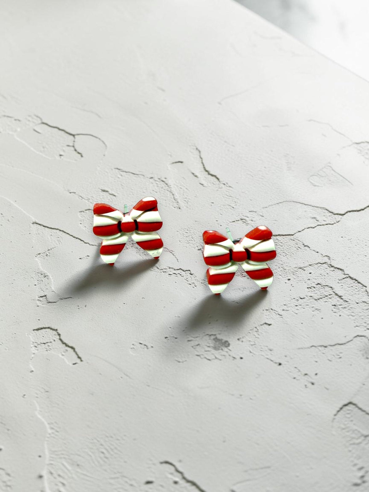 Patriotic Bow Stud Earrings, product view 8