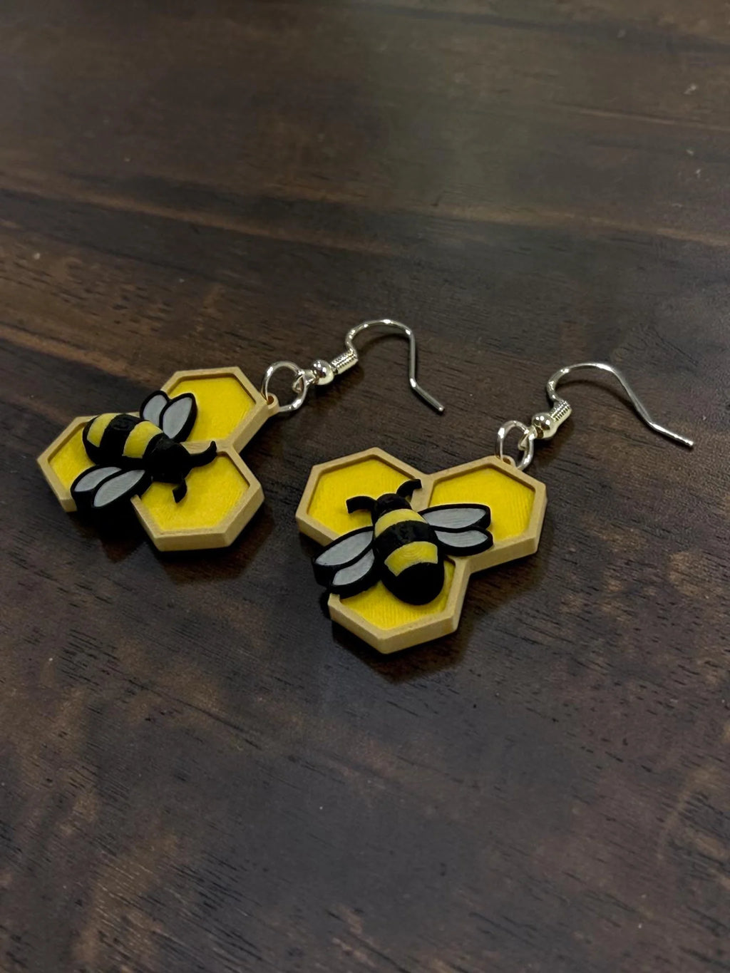 Honeybee Harmony Earrings, product view 2