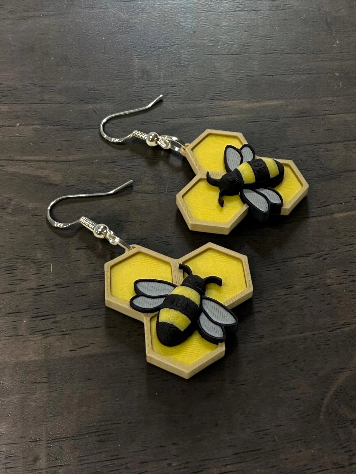 Honeybee Harmony Earrings, product view 3