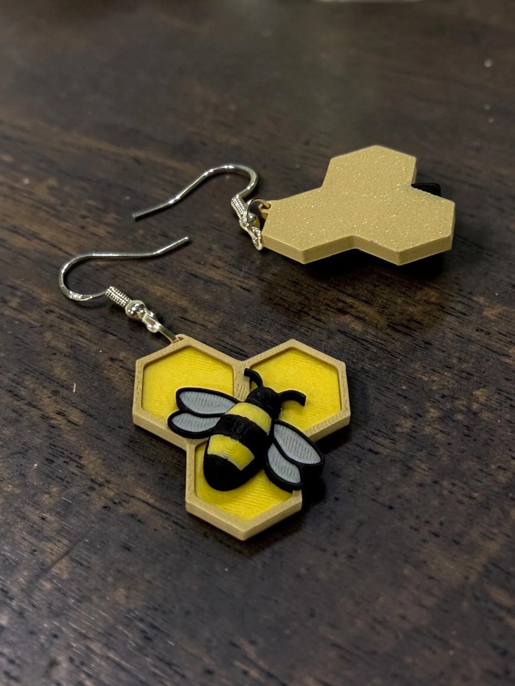 Honeybee Harmony Earrings, product view 4