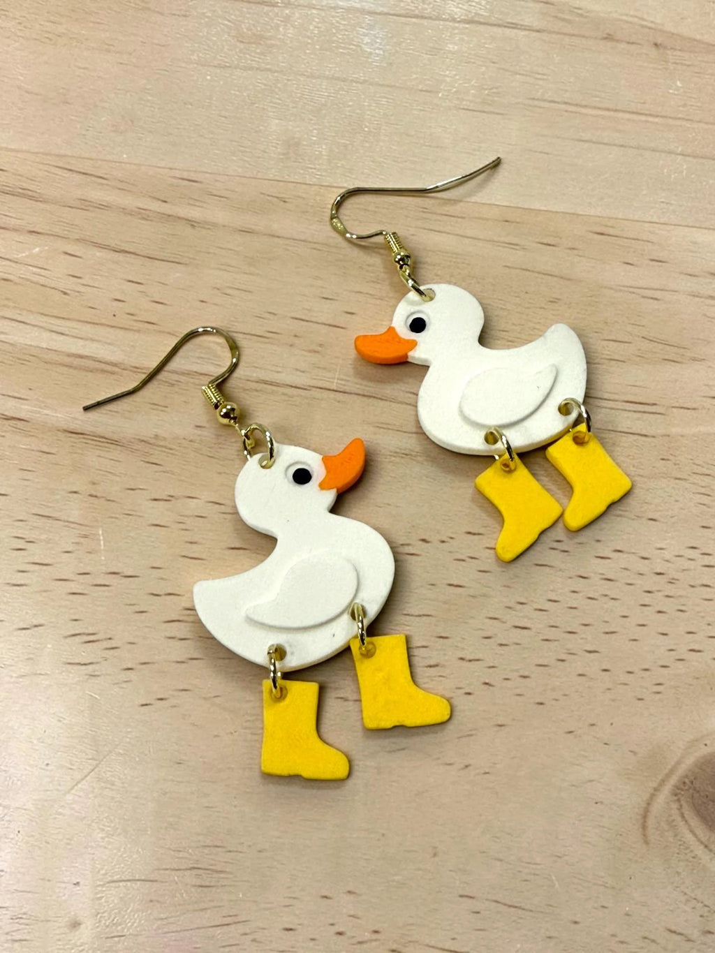Duck and Boots Earrings, product view 3