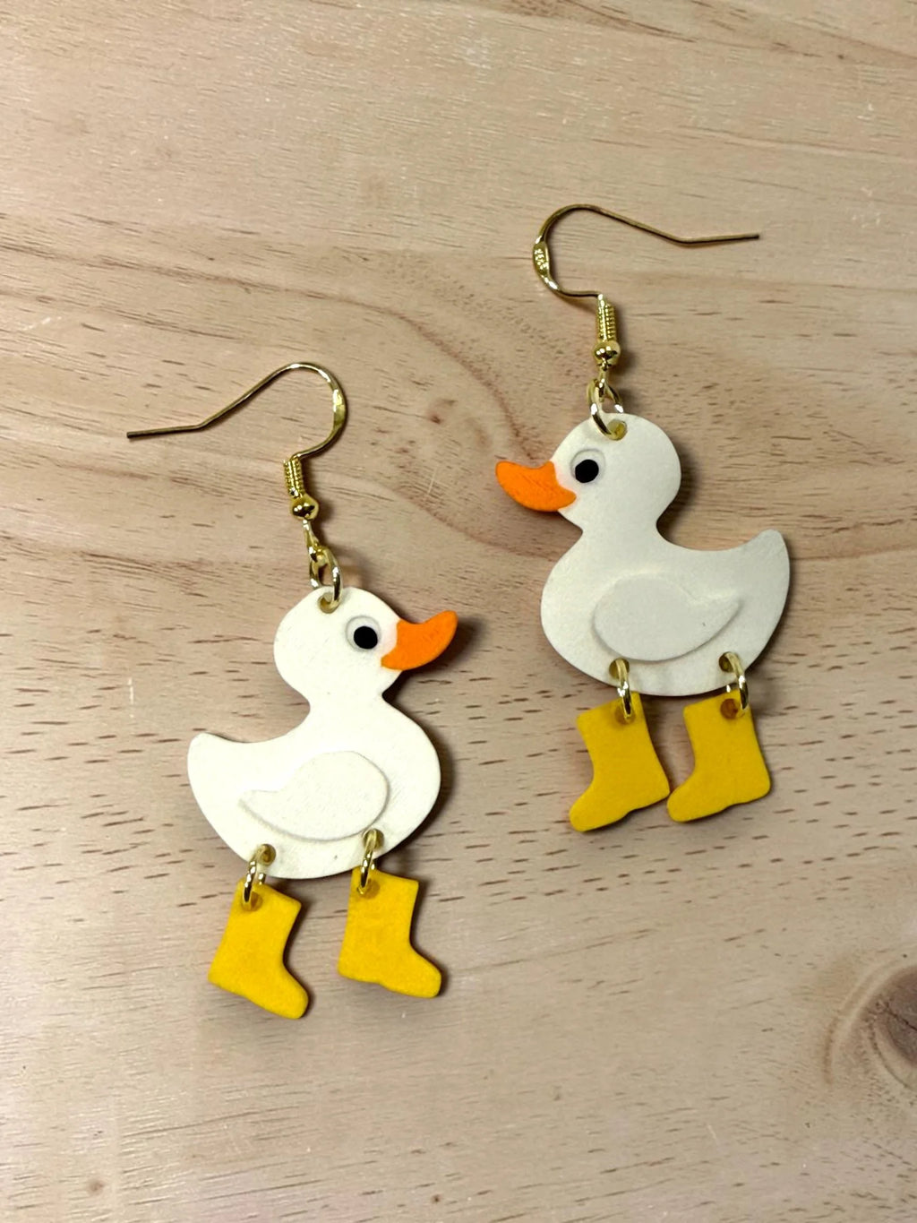 Duck and Boots Earrings, product view 4
