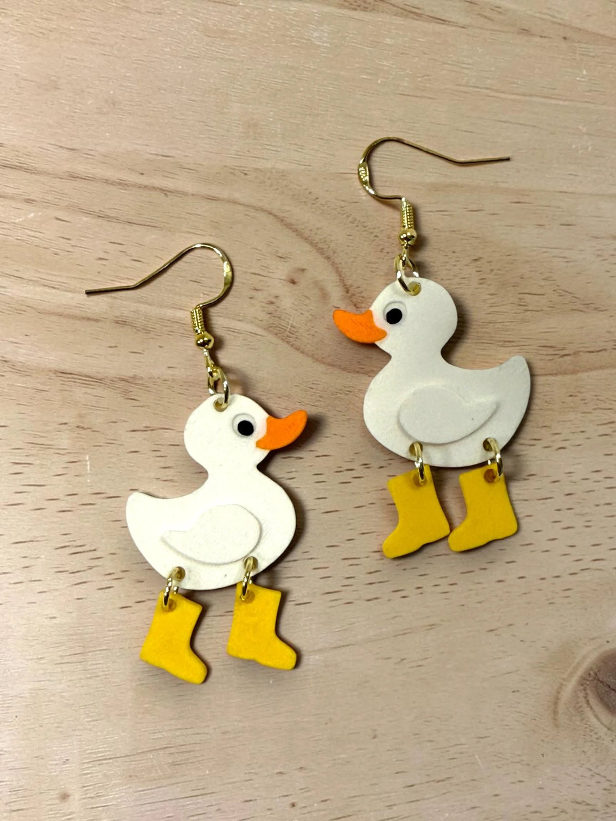 Duck and Boots Earrings, product view 4