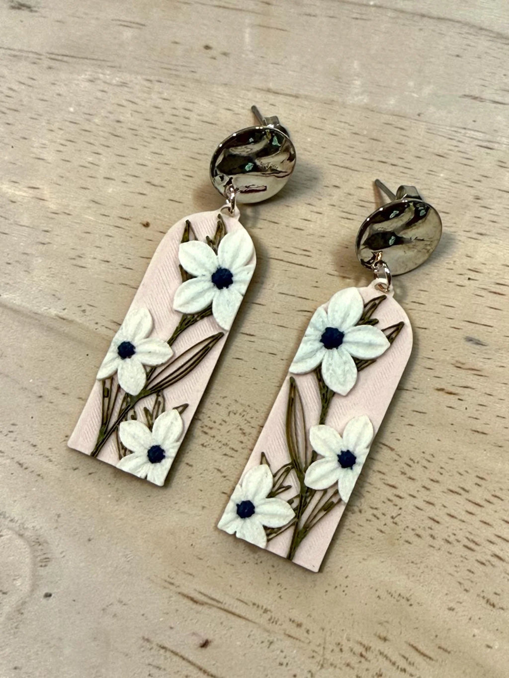 Floral Elegance Earrings, product view 2