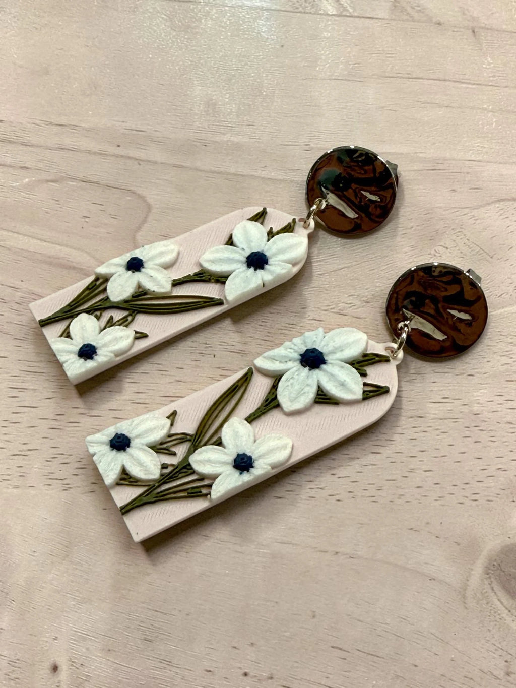 Floral Elegance Earrings, product view 3