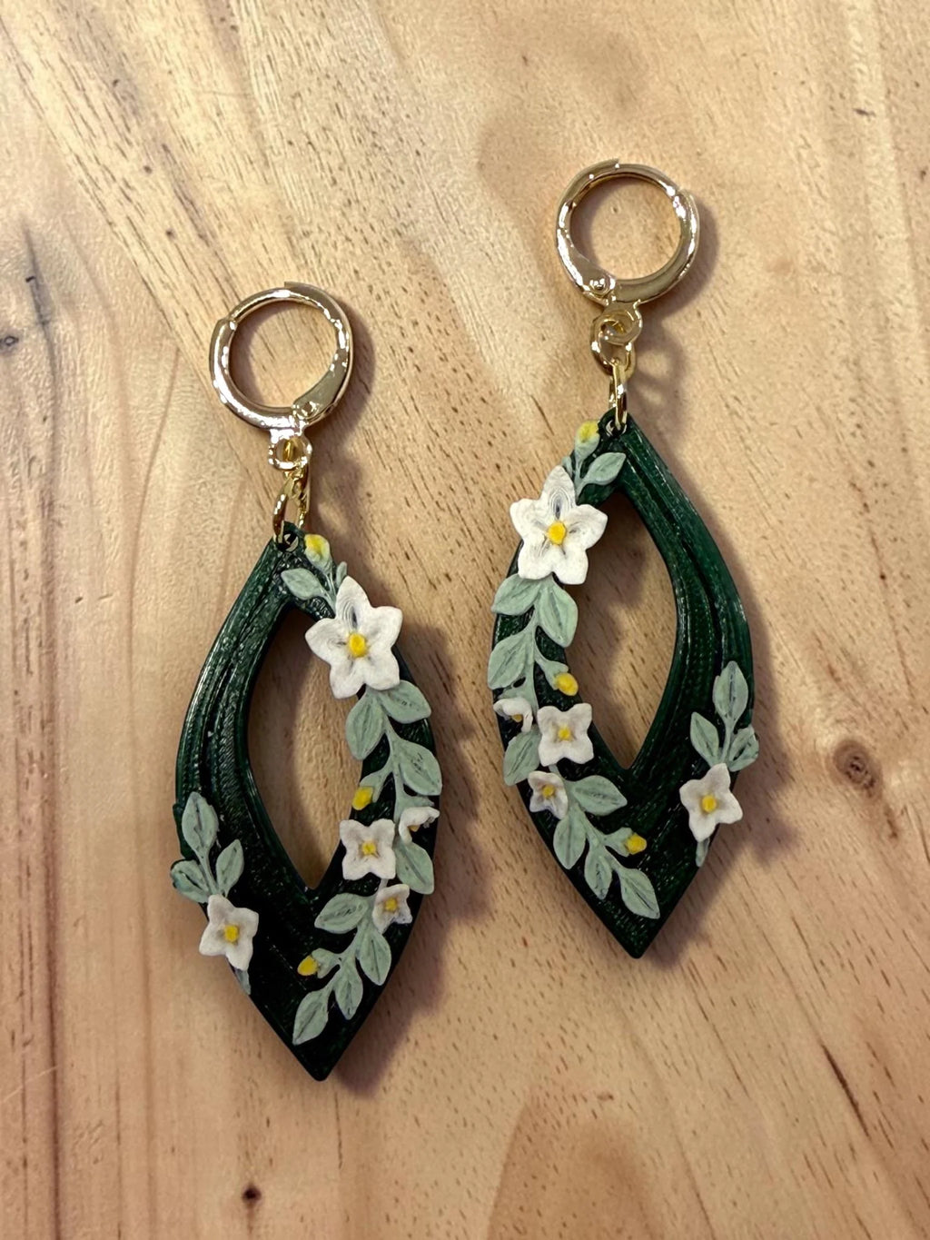 Nature's Elegance Floral Earrings by SMYL Designs