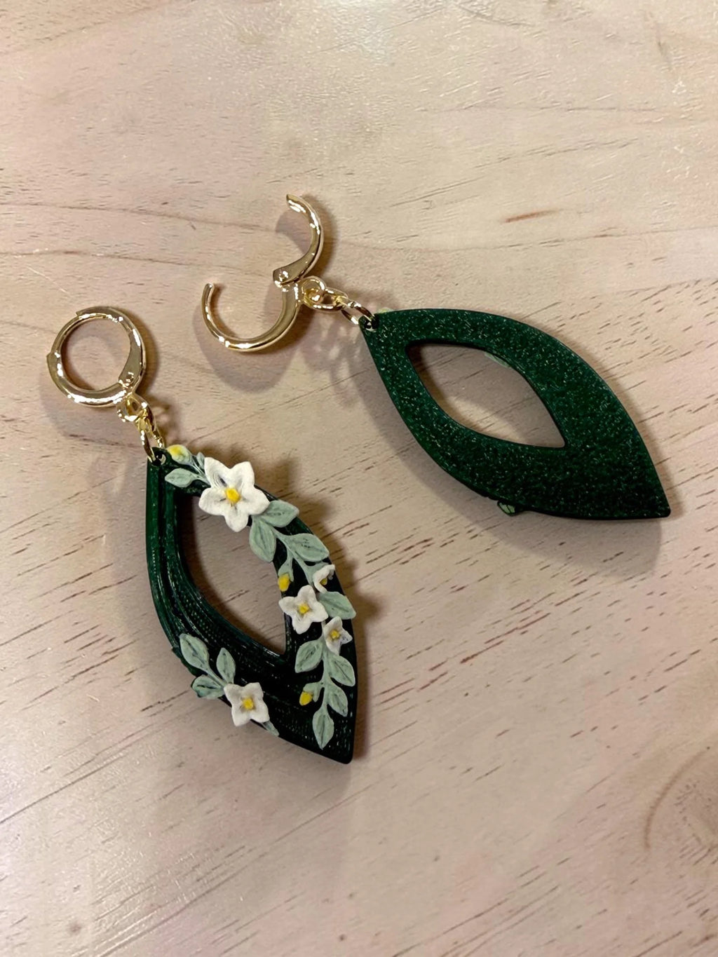 Nature's Elegance Floral Earrings, product view 5