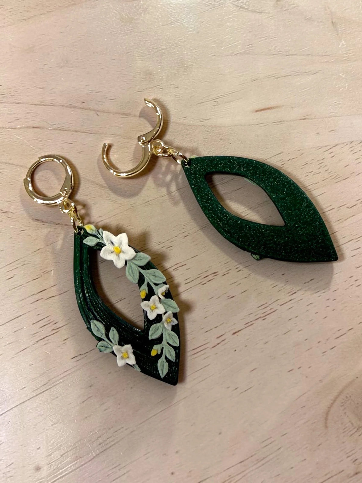 Nature's Elegance Floral Earrings, product view 5