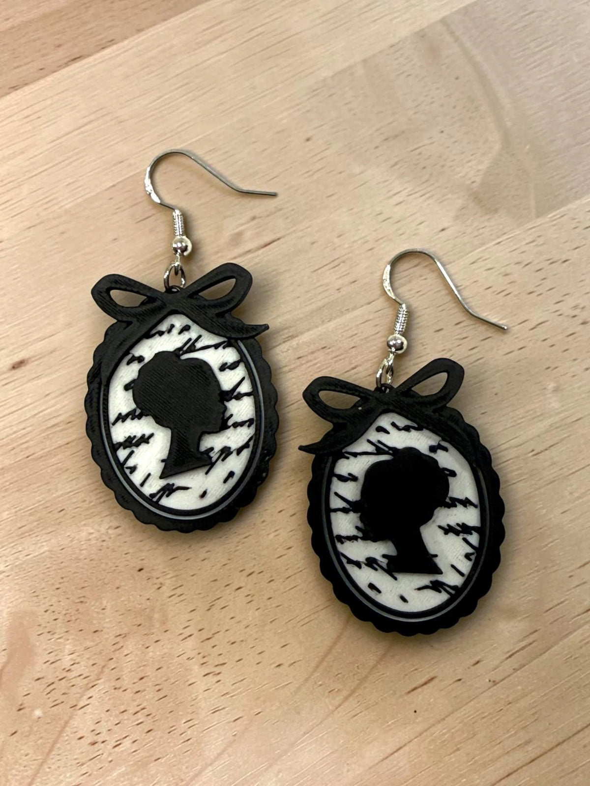 Modern Cameo Earrings by SMYL Designs