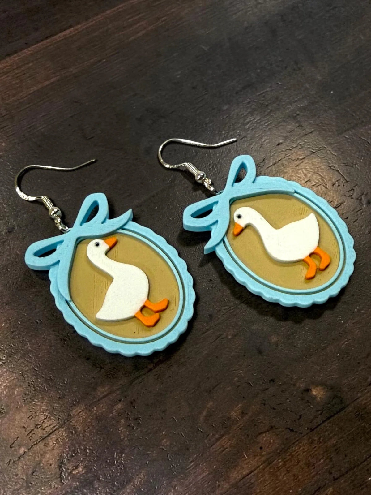 Whimsical Mother Goose Earrings, product view 3