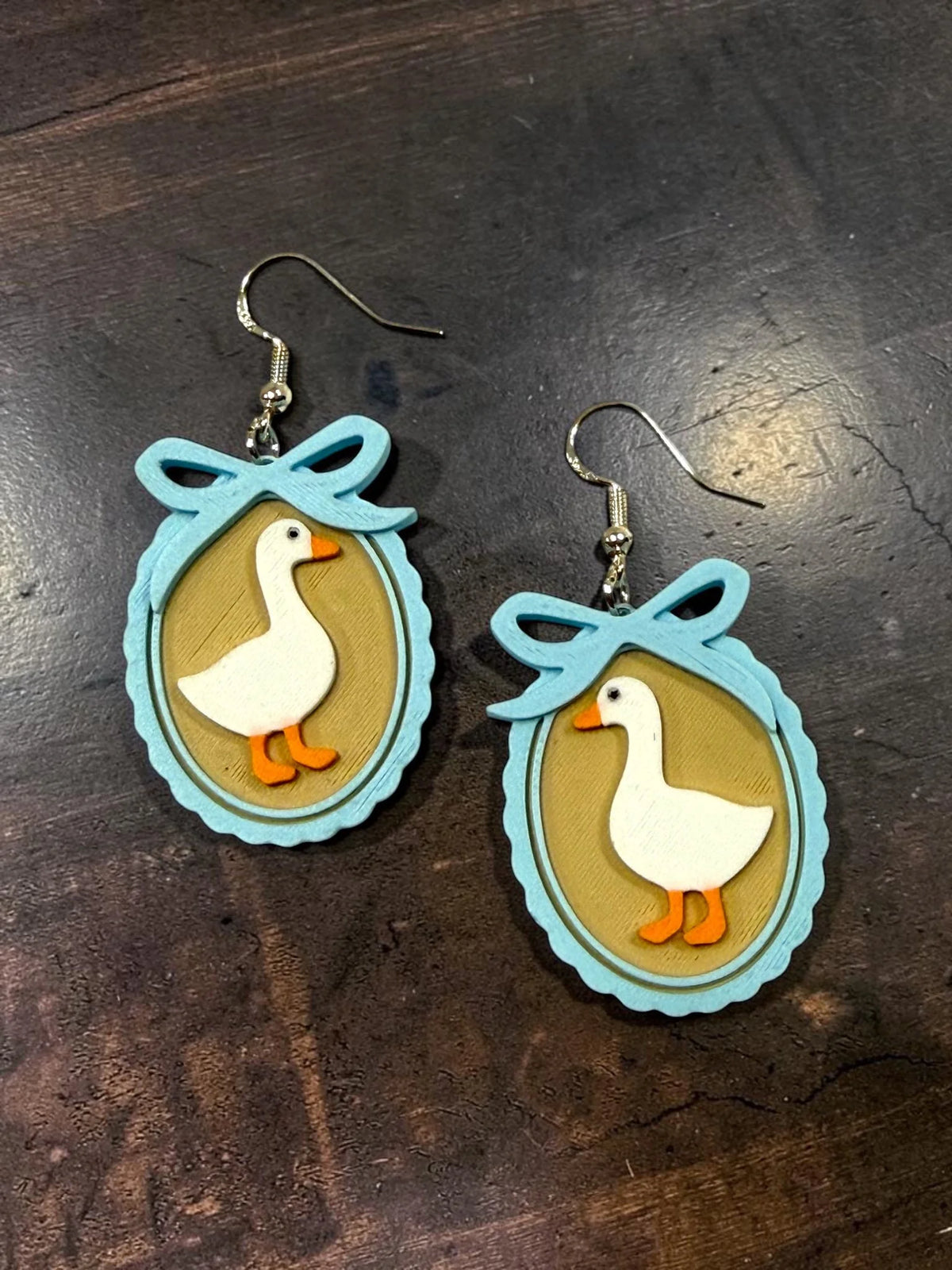 Whimsical Mother Goose Earrings, product view 4