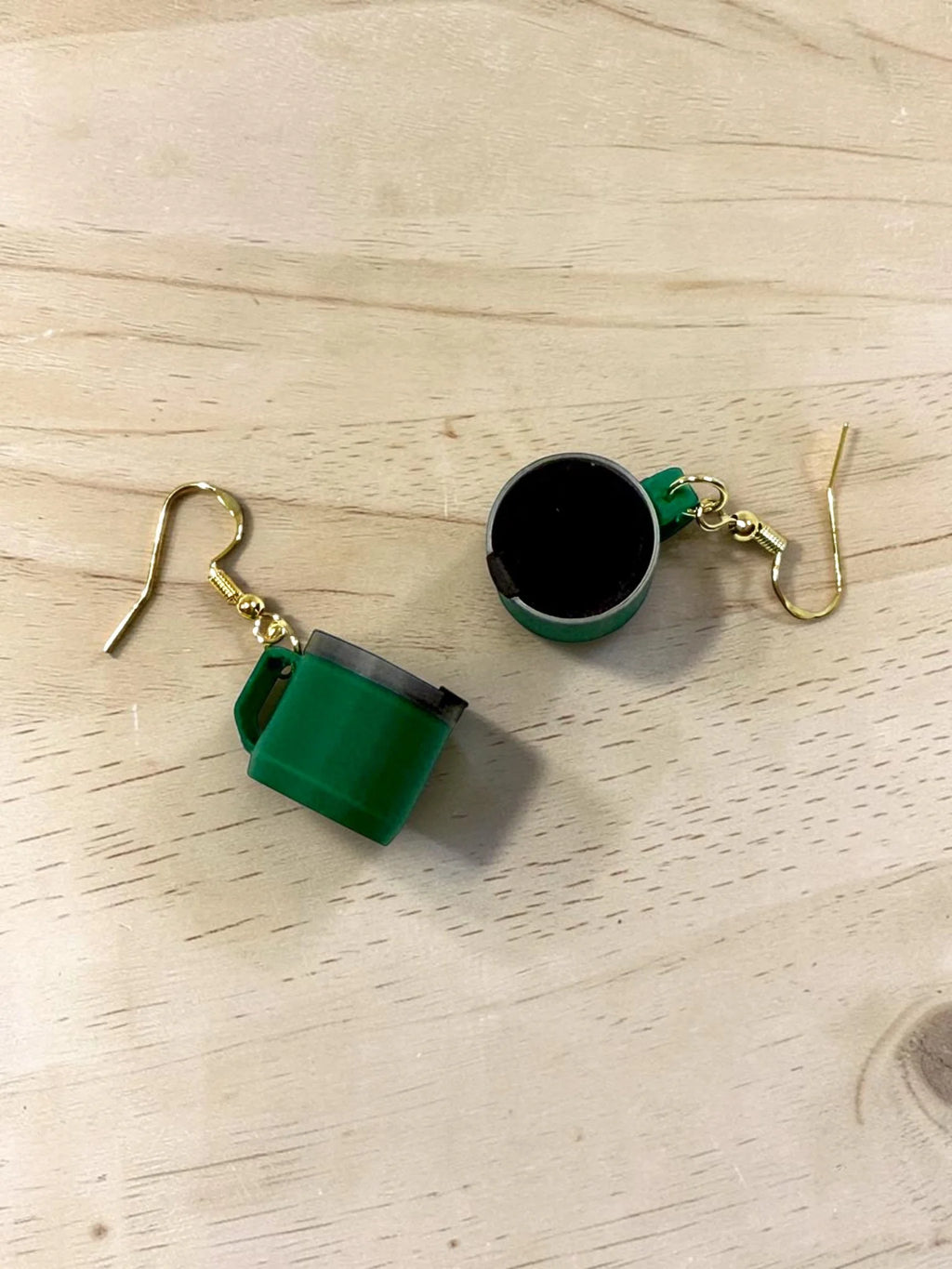 Travel Coffee Mug Earrings by SMYL Designs