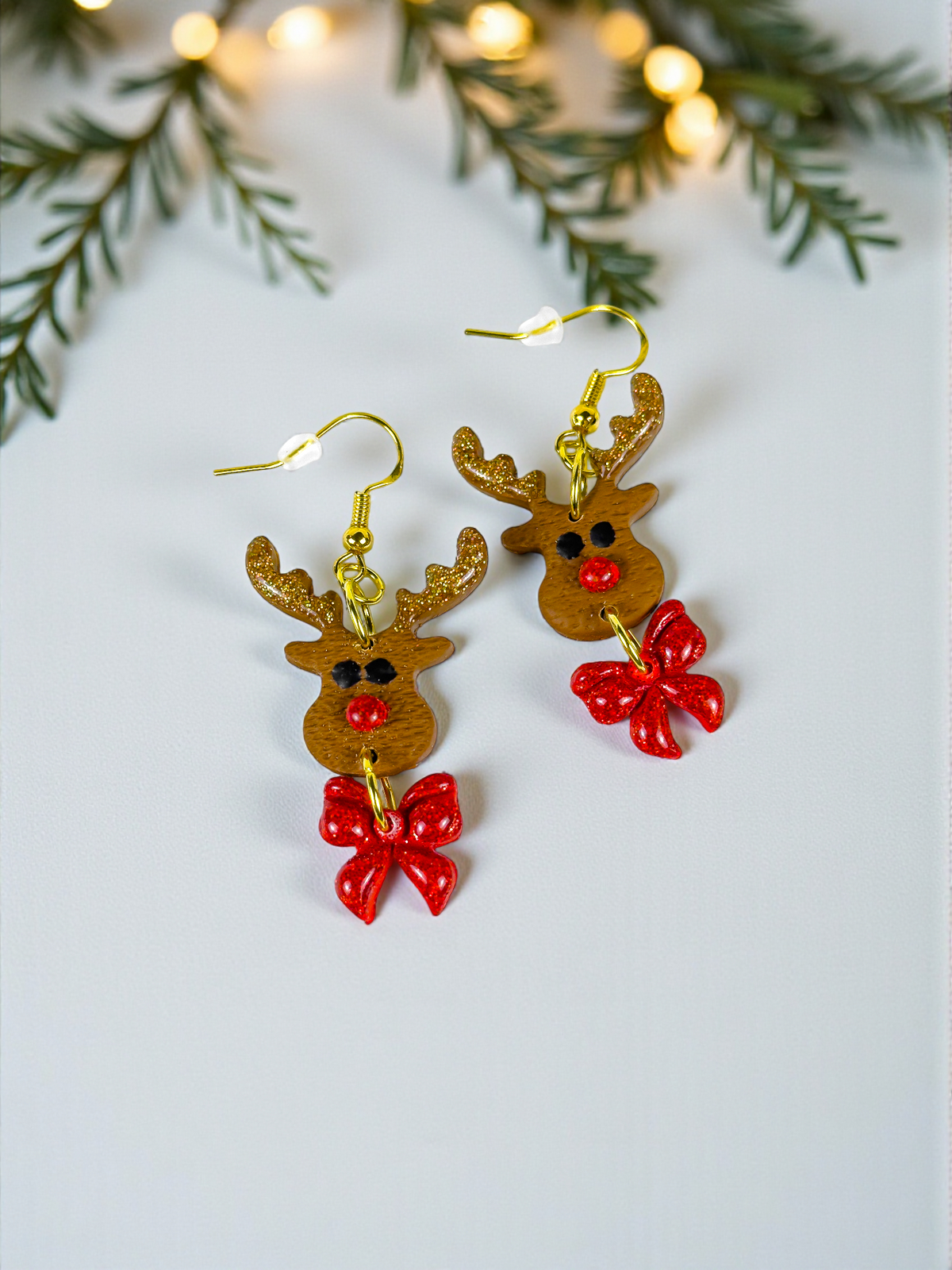 Reindeer with Bowtie by SMYL Designs