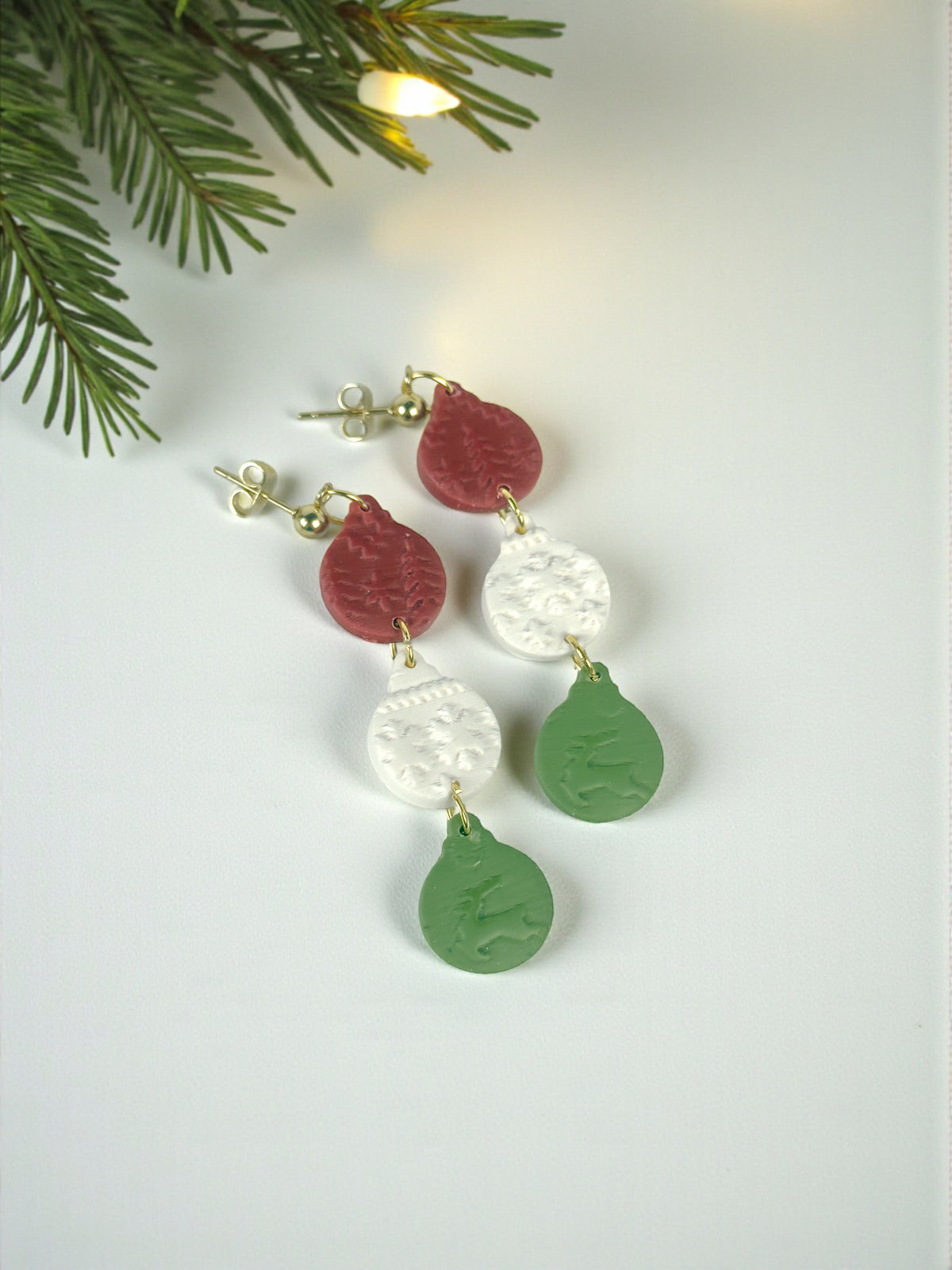 Knitted Christmas Sweater Ornament Dangles by SMYL Designs