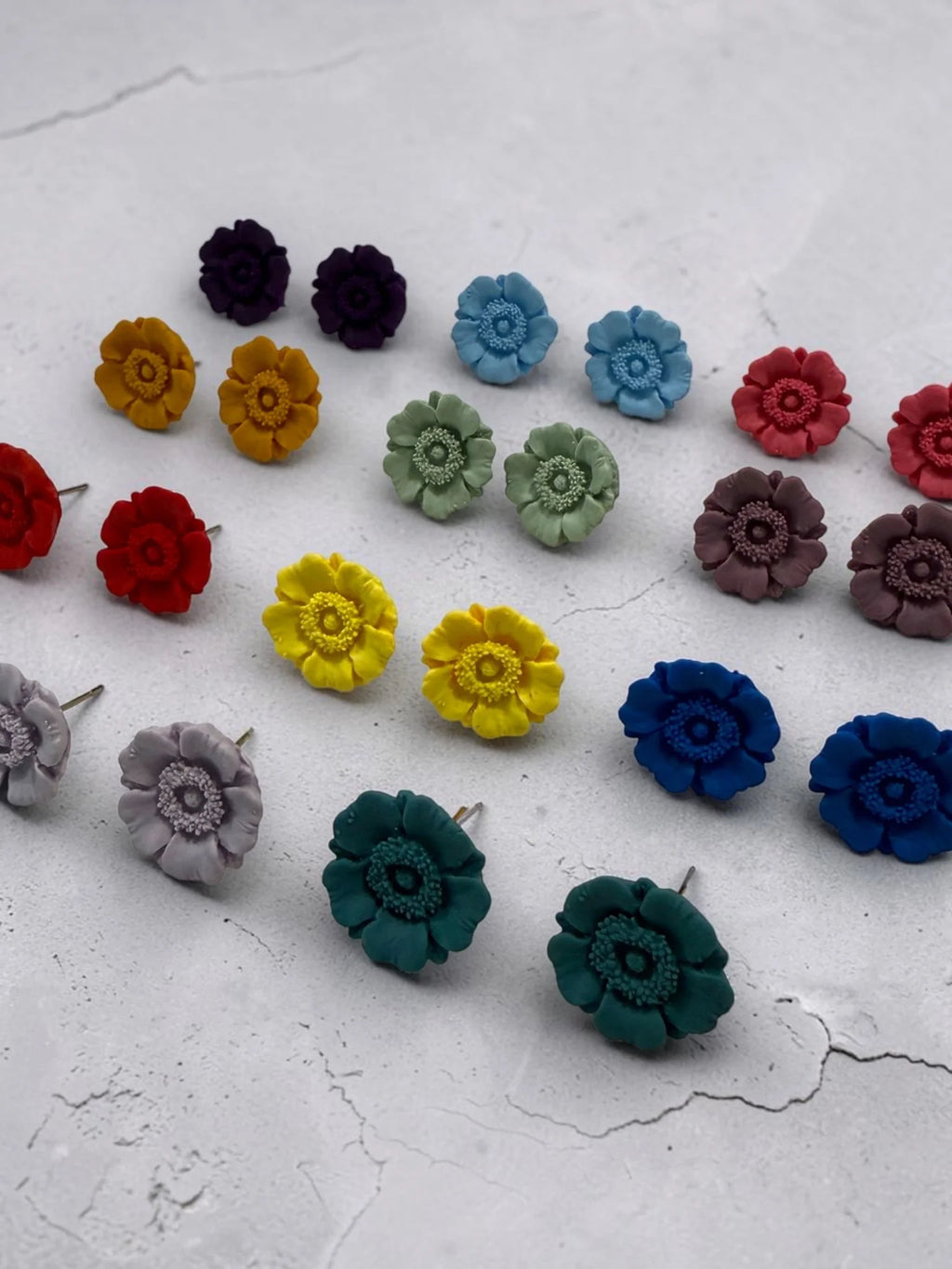 Poppy Stud Earrings by SMYL Designs