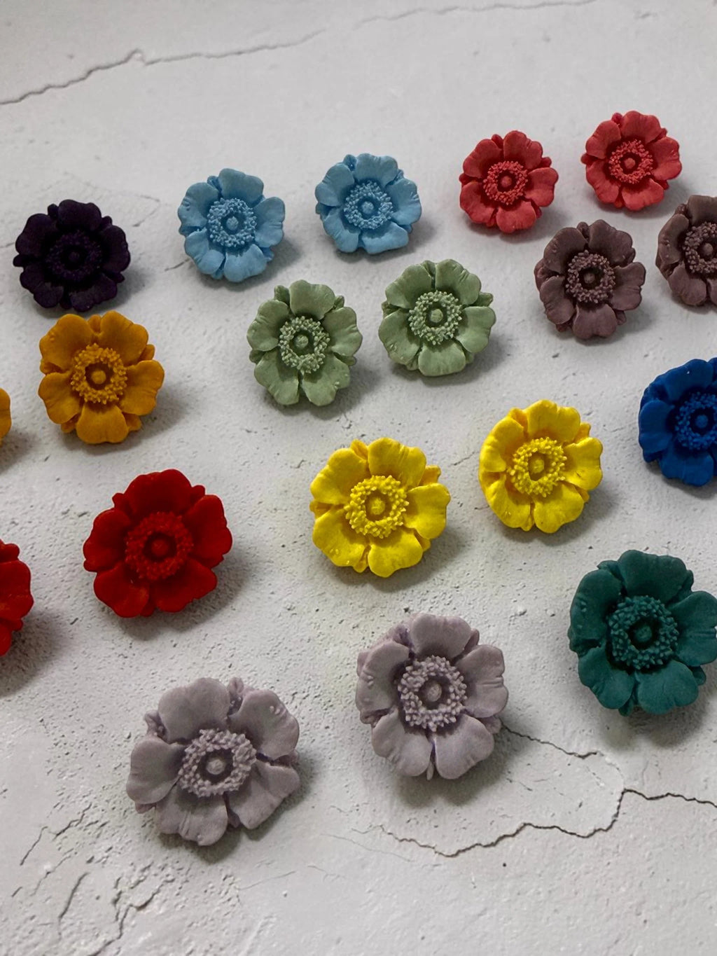 Poppy Stud Earrings, product view 2