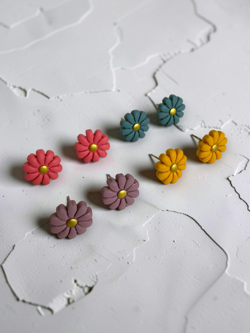 Daisy Stud Earrings by SMYL Designs