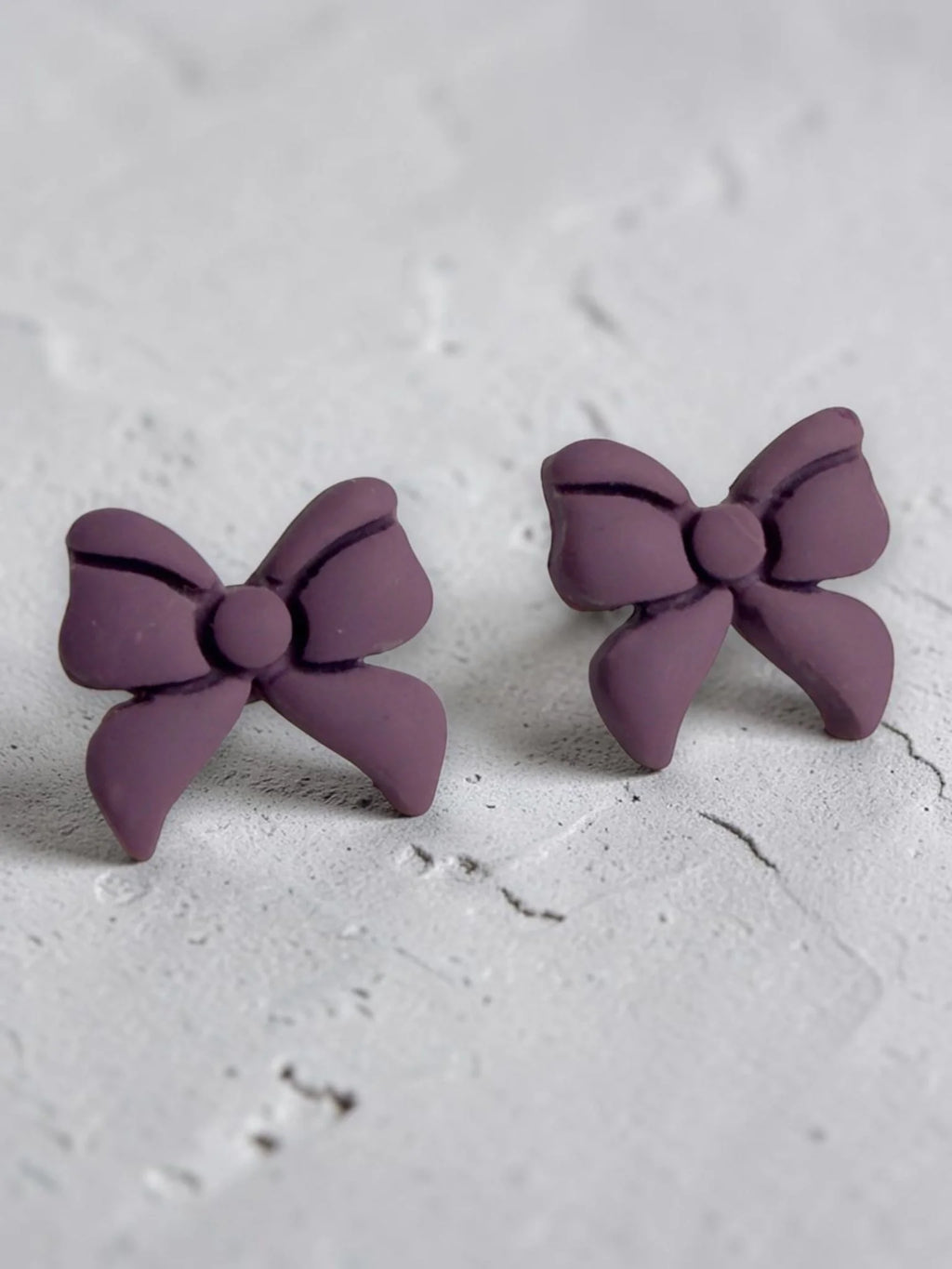 Colorful Bow Stud Earrings, product view 4