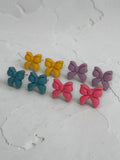 Colorful Bow Stud Earrings by SMYL Designs