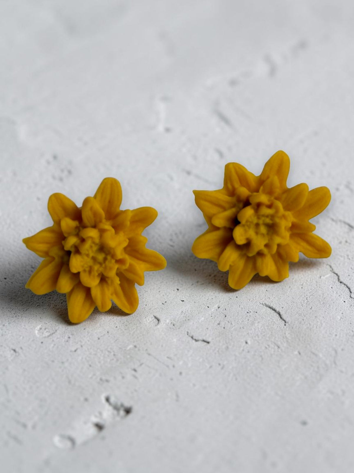 Chrysanthemum Stud Earrings, product view 8