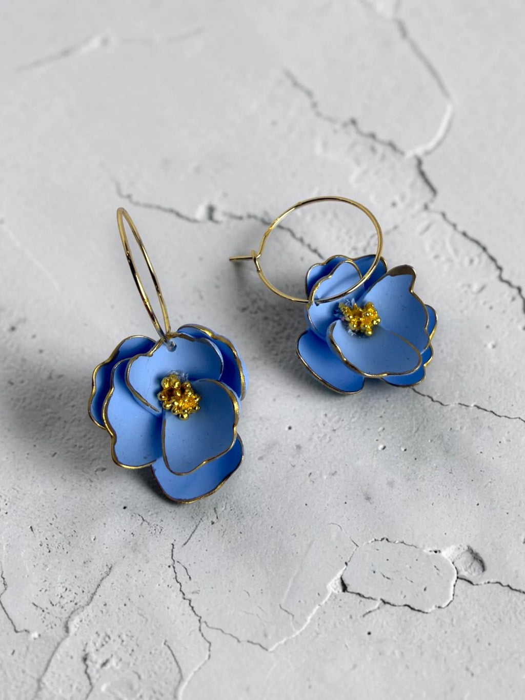 Anemone-Inspired Hoop Earrings, product view 13