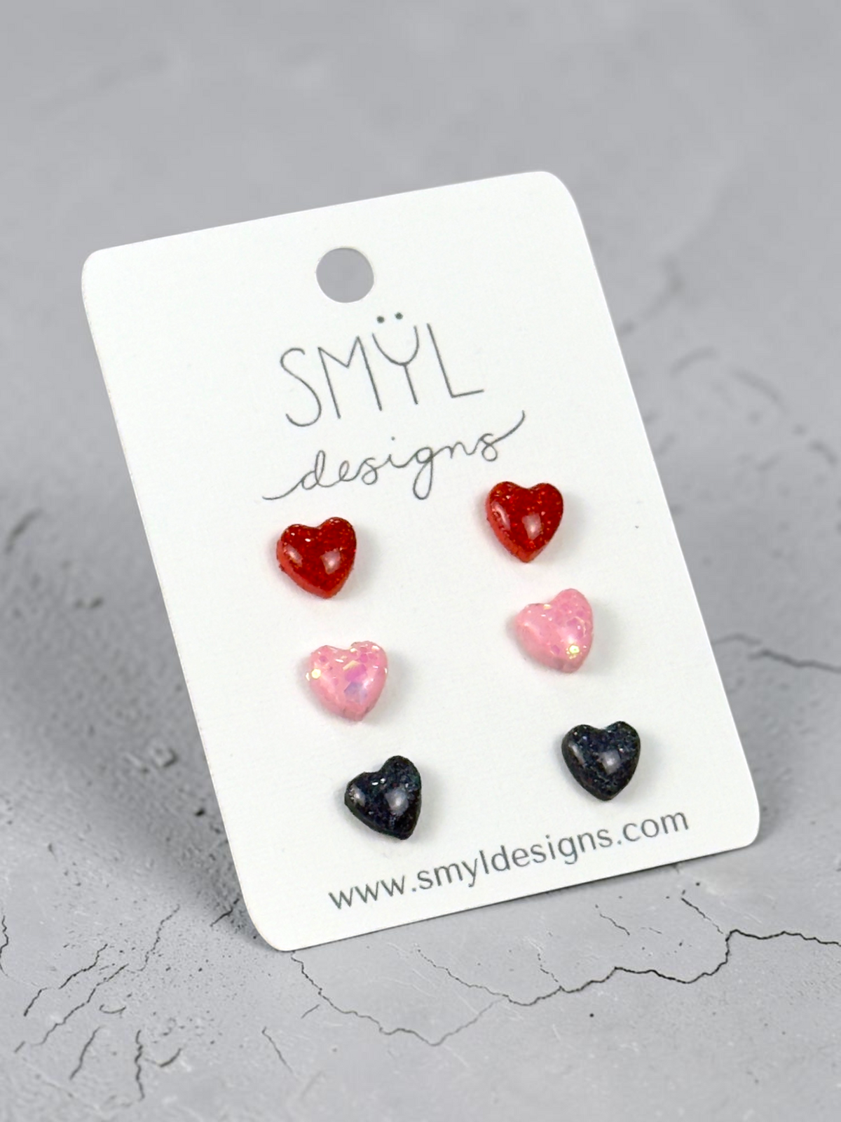 Trio of Hearts Stud Pack