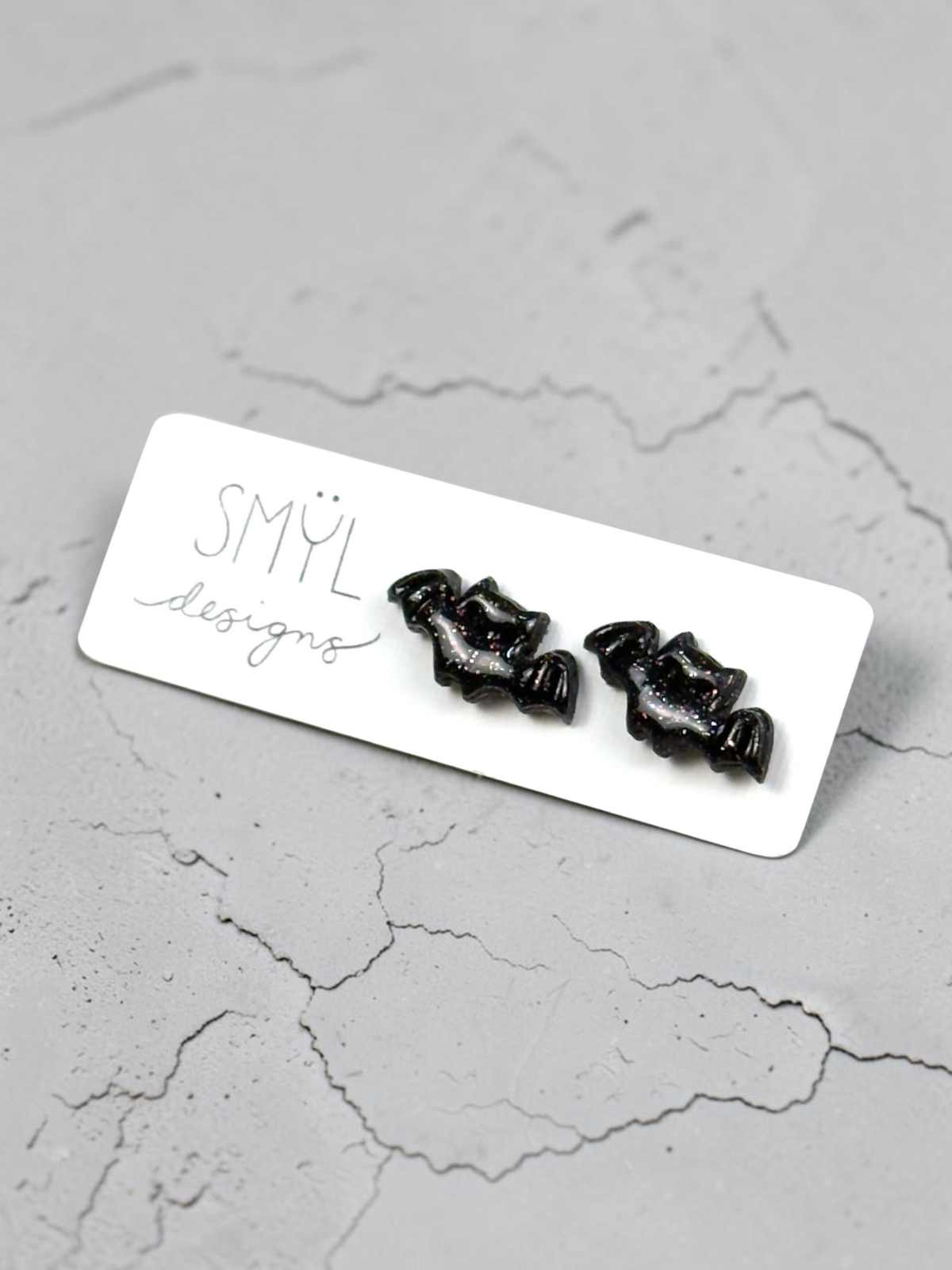 Bat Stud Earrings by SMYL Designs