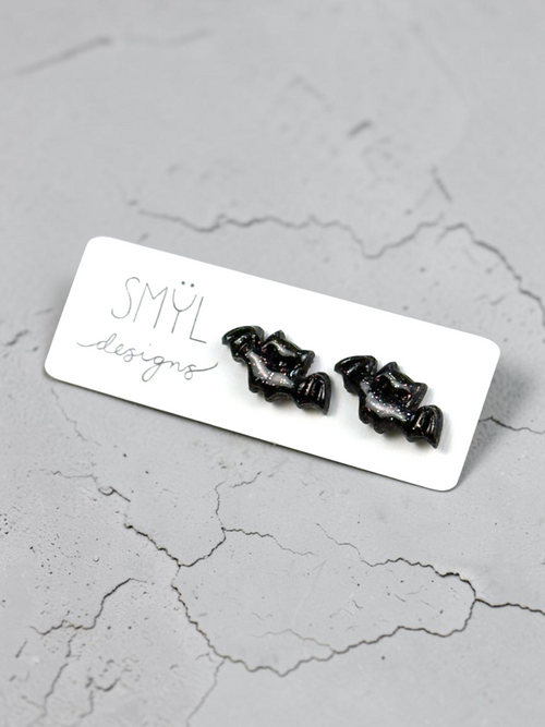 Bat Stud Earrings by SMYL Designs