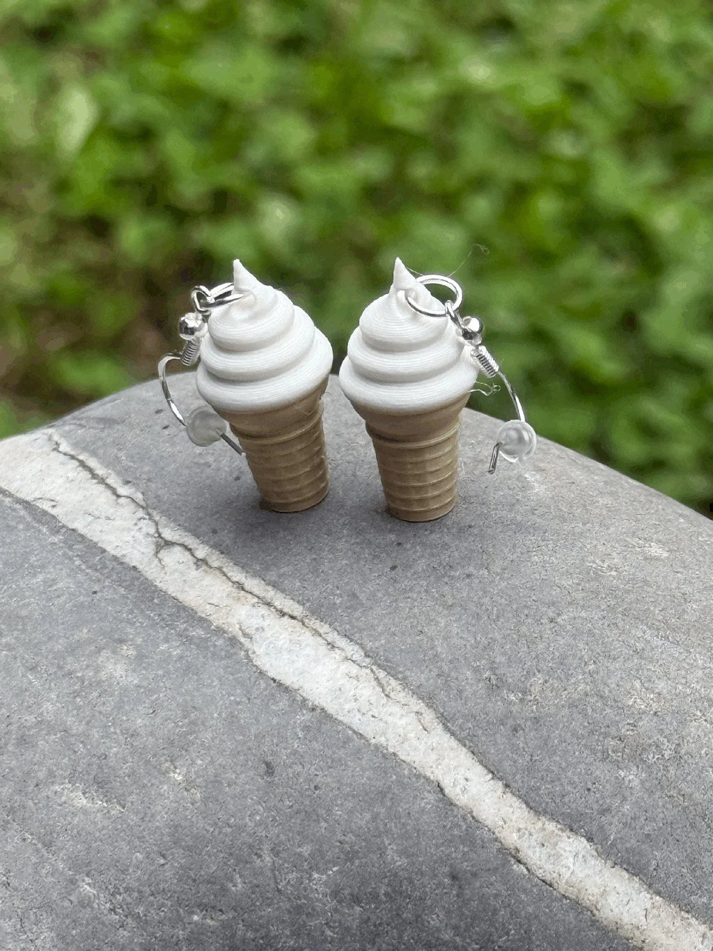 Ice Cream Cone Earrings, product view 4