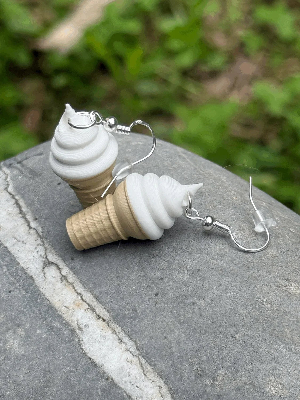 Ice Cream Cone Earrings, product view 3